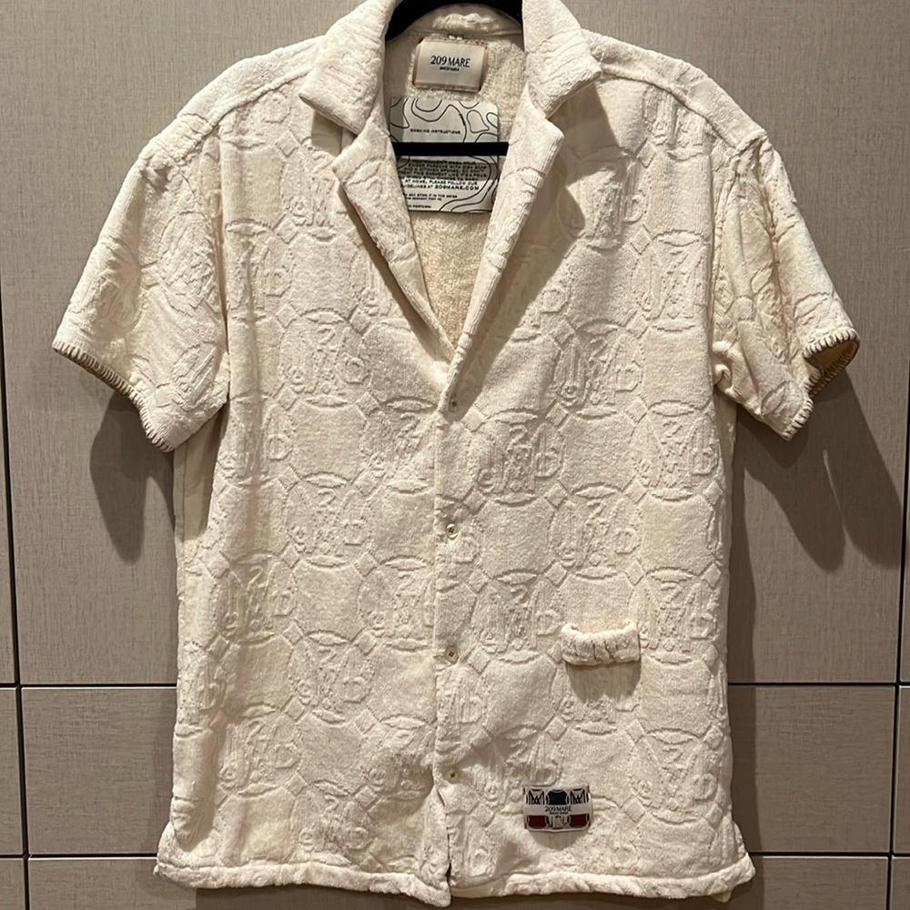 209 Mare size SMALL  THE BOHEMIAN JACQUARD MEN Off white